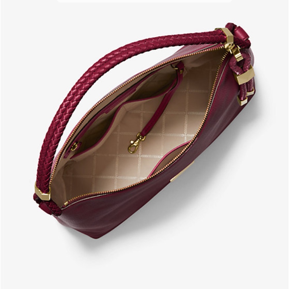 Michael Kors Burgundy Leather Shoulder Bag ✨brand new✨ - Picture 7 of 10